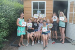 Kinderfeest met workshop servies beschilderen