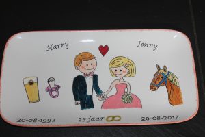 25 jarige bruiloft cadeau