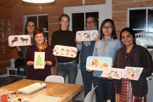 Creatieve workshop servies beschilderen