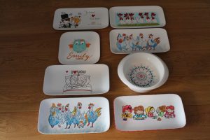 Creatieve workshop servies beschilderen