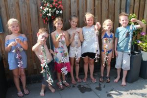 Kinderfeest met workshop zeepketting maken